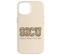 SICU Surgical Intensive Care Unit Floral Nurse Week Case for iPhone 14