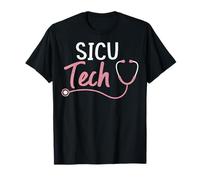 SICU Tech Leopard Surgical Intensive Care Technologist Gifts T-Shirt