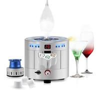 SICWEDIM 2-In-1 Dry Ice Maker & Glass Chiller Machine For Bars, Professional Cocktail Dry Ice Maker With Rapid Glass Chiller, Stainless Steel Beverage Equipment For Bars,Restaurants,Clubs,Hotels