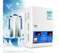 SICWEDIM 220V Voltage Stabilizer, Automatic Voltage AC Stabilizer, Air Conditioning Voltage Regulator, High Power Refrigerator Computer TV Electronic Voltage Stabilizer, with 2 AC Sockets (30000w)