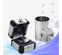 SICWEDIM 37mm/50mm/100ml Density Pycnometer, Stainless Steel Paint Pycnometer with Storage Box, Measurement Error 1mg, Large Opening Design, for Paint Auxiliary Materials and Oils (50ml)