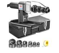 SICWEDIM Plastic Pipe Welding Machine, Pipe Welding Kit, Temperature Adjustable, 6 die head, Electric Socket Fusion Welder for PPR/PB/PE