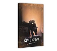 Sid And Nancy Movie Poster Canvas Poster Bedroom Decor Sports Landscape Office Room Decor Gift Frame: 16x24inch(40x60cm)