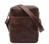 SID & VAIN Messenger Bag Dublin Small Shoulder Courier Bag Real Leather Cross-Body Bag Vertical Leather Bag Women and Men