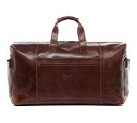 SID & VAIN Travel Bag Holdall Bristol XXL Duffel Bag Real Leather 65 cm Weekender Duffle Leather Bag Women Men Unisex Brown