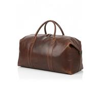 SID & VAIN Travel Bag Holdall Chester XXL Duffel Bag Real Leather 56 cm Weekender Duffle Leather Bag Men´s Bag
