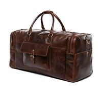 SID & VAIN Travel Bag Holdall Yale Large Duffel Bag Real Leather Show Compartment Weekender Duffle Leather Bag Men Bag
