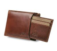 SID & VAIN Wallet and Card Holder 2 in 1 - Wallet with Removable Card Case with RFID Protection Genuine Leather - Wallet Extra Flat - Leather Wallet Men Handmade, Vintage light brown, coin purse