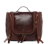 SID & VAIN wash Bag Dexter Large Travel Overnight Wash Gym Shaving Bag for Men's Or Ladies Real Leather Toiletry Bag Leather Bag Men