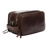 SID & VAIN wash Bag Louis Medium Travel Overnight Wash Gym Shaving Bag for Men's Or Ladies Real Leather Toiletry Bag Leather Bag Men
