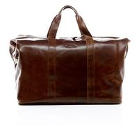 SID & VAIN XL travel bag - weekender CHESTER - sports bag tan-brown-cognac leather