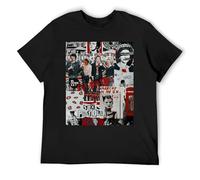 Sid Vicious Funny Pun Printed Tee Witty Saying Cotton Short Sleeve Shirt for Humor Lovers Black