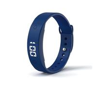 Sida-Earcy Vibrating Alarm Reminder Watch, Silent Alarm Wristband up to 15 Personal Alarms or Pill Reminders per Day (Blue)
