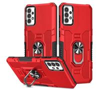 Sidande Case for Galaxy A13 4G/Galaxy A13 5G Case/Galaxy A04S SM-A135U Case, Heavy Duty Kickstand Holder Built-in Magnetic Car Mount Shockproof Camera Protective Phone Cover for Samsung Galaxy A13 Red