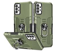 Sidande Case for Galaxy A13 4G/Galaxy A13 5G/Galaxy A04S SM-A135U Case, Heavy Duty Kickstand Holder Built-in Magnetic Car Mount Shockproof Camera Protective Phone Cover for Samsung Galaxy A13 Green