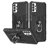 Sidande Case for Galaxy A13 4G/Galaxy A13 5G/Galaxy A04S SM-A135U Case, Heavy Duty Kickstand Holder Built-in Magnetic Car Mount Shockproof Camera Protective Phone Cover for Samsung Galaxy A13 Black