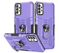 Sidande Case for Galaxy A13 4G/Galaxy A13 5G/Galaxy A04S SM-A135U Case, Heavy Duty Kickstand Holder Built-in Magnetic Car Mount Shockproof Camera Protective Phone Cover for Samsung Galaxy A13 Purple