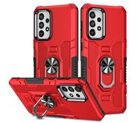 Sidande Case for Galaxy A32 4G Case, Samsung A32 4G SM-A325F Case, Heavy Duty Kickstand Holder Built-in Magnetic Car Mount Shockproof Camera Protective Phone Cover for Samsung Galaxy A32 4G Red