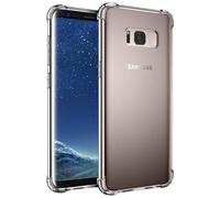 Sidande Case for Galaxy S8 Case, Samsung S8 SM-G950U Case for Girls Women, Clear Transparent Soft Flexible TPU Slim Phone Protective Case Cover for Samsung Galaxy S8 Clear