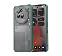 Sidande Case for Nothing Phone 3a Pro Case, Phone3aPro Translucent Cases, Matte Slim Bumper Cover with Military Grade Protection Shockproof & Rugged Armour Phone Cover for Nothing Phone3a Pro Green
