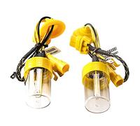 Sidaqi H1 HID Xenon Bulbs 6000K 55W 12V Replace for H1 HID Xenon Headlight Light Bulb for High/Low Beam,Xenon White-Pack of 2