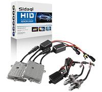 Sidaqi H4 HID Kit 6000K White with 2 Slim 55W HID Ballasts H4 Xenon Bulb Conversion Kit Replacement For Headlight Car Hi/Lo Beam 12V