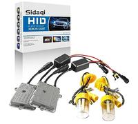 Sidaqi H7 HID Kit 6000K White with 2 Slim 55W HID Ballasts H7 Xenon Bulb Conversion Kit Replacement For Headlight Car Hi/Lo Beam 12V