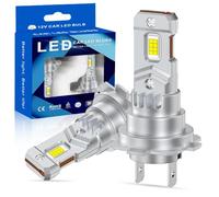 Sidaqi H7 LED Headlight Bulb 6000K White 60W 12000LM 2025 Upgraded 1:1 Size No Adapter Requires LED H7 Headlight Bulb Fog Light Plug and Play 12V