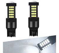 Sidaqi W21/5W 580 LED Bulbs White Reverse Light 2835 63SMD Super Bright T20 7443 LED for Stop Brake Tail Light Daytime Running Lights 12V 2PCS
