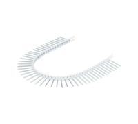 SiDAX Limited Sidax Collated Drywall Screws - Fine Thread - Phillips - Bugle Head - Clear Zinc - 3.5 X 50mm - Box 1000 Pcs