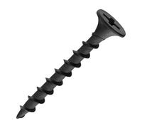 SiDAX Limited Sidax Drywall Screws - Coarse Thread - Phillips - Bugle - Black - 3.5 X 32mm - Box 1000 Pcs