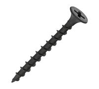 SiDAX Limited Sidax Drywall Screws - Coarse Thread - Phillips - Bugle - Black - 3.5 X 38mm - Box 1000 Pcs