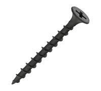 SiDAX Limited Sidax Drywall Screws - Coarse Thread - Phillips - Bugle - Black - 3.5 X 38mm - Box 200 Pcs
