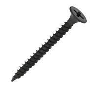 SiDAX Limited Sidax Drywall Screws - Fine Thread - Phillips - Bugle - Black - 3.5 X 38mm - Box 200 Pcs