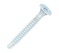 SiDAX Limited Sidax Drywall Screws - Self-Drilling - Phillips - Bugle - Clear Zinc - 3.5 X 32mm - Box 1000 Pcs
