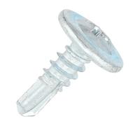 SiDAX Limited Sidax Drywall Screws - Self-Drilling - Phillips - Wafer - Clear Zinc - 4.2 X 13mm - Box 1000 Pcs