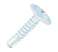 SiDAX Limited Sidax Drywall Screws - Self-Drilling - Phillips - Wafer - Clear Zinc - 4.2 X 19mm - Box 1000 Pcs