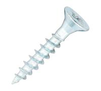 SiDAX Limited Sidax General-Purpose Woodscrews - Pozidriv - Countersunk - Clear Zinc - 3.5 X 20mm - Box 200 Pcs