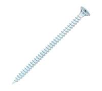 SiDAX Limited Sidax General-Purpose Woodscrews - Pozidriv - Countersunk - Clear Zinc - 4.0 X 70mm - Box 200 Pcs