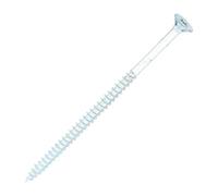 SiDAX Limited Sidax General-Purpose Woodscrews - Pozidriv - Countersunk - Clear Zinc - 5.0 X 100mm - Box 100 Pcs