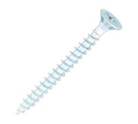 SiDAX Limited Sidax General-Purpose Woodscrews - Pozidriv - Countersunk - Clear Zinc - 5.0 X 50mm - Box 200 Pcs