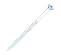 SiDAX Limited Sidax General-Purpose Woodscrews - Pozidriv - Countersunk - Clear Zinc - 6.0 X 100mm - Box 100 Pcs