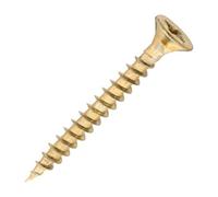 SiDAX Limited Sidax General-Purpose Woodscrews - Pozidriv - Countersunk - Yellow Zinc - 4.0 X 35mm - Box 200 Pcs