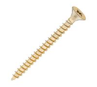 SiDAX Limited Sidax General-Purpose Woodscrews - Pozidriv - Countersunk - Yellow Zinc - 4.5 X 50mm - Box 200 Pcs