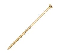 SiDAX Limited Sidax General-Purpose Woodscrews - Pozidriv - Countersunk - Yellow Zinc - 5.0 X 120mm - Box 100 Pcs