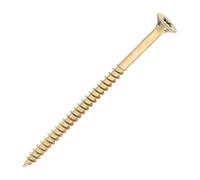 SiDAX Limited Sidax General-Purpose Woodscrews - Pozidriv - Countersunk - Yellow Zinc - 6.0 X 100mm - Box 100 Pcs