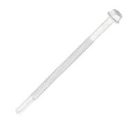 SiDAX Limited Sidax Hex Head Self-Drilling Screws - Heavy Section Steel - Exterior Silver - 5.5 X 100mm - Box 50 Pcs