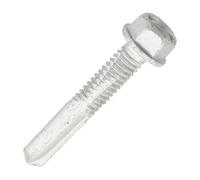 SiDAX Limited Sidax Hex Head Self-Drilling Screws - Heavy Section Steel - Exterior Silver - 5.5 X 32mm - Box 100 Pcs