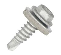 SiDAX Limited Sidax Stitching Screws - Epdm Washer - Exterior Silver - 6.3 X 22mm - Box 100 Pcs