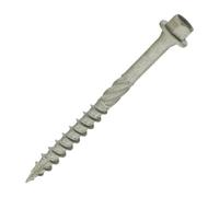 SiDAX Limited Sidax Timber Frame Screws - Hex Head - Exterior Green - 6.7 X 75mm - Box 50 Pcs